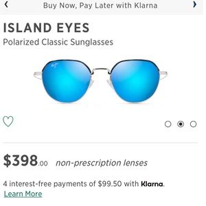 Like New Maui Jim Island Eyes Sunglasses